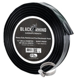 Pool Backwash Hose 1 1/2 Inch Diameter x 100 Feet - Discharge Hose for Pump, Sand Filter & Sump Pump Hoses - Burst Resistant Lay Flat Drainage Hoses for Inground & Above Ground Pools
