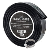 Pool Backwash Hose 2 Inch Diameter x 100 Feet - Discharge Hose for Pump, Sand Filter & Sump Pump Hoses - Burst Resistant Lay Flat Drainage Hoses for Inground & Above Ground Pools