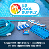 Hand-Held Pool Scrub Brush, 2 Pack - Surface Scrubbing Scouring Sponge Pad - Clean Pool Tile & Grout, Walls, Vinyl Liners, Spas