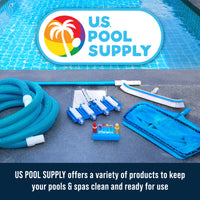 Hand-Held Pool Scrub Brush, 2 Pack - Surface Scrubbing Scouring Sponge Pad - Clean Pool Tile & Grout, Walls, Vinyl Liners, Spas
