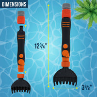 Pool & Spa Filter Cartridge Cleaner Tool - Quickly Cleans Removes Filter Dirt & Debris - Durable Cleaning Wand, 6 Powerful Water Jets