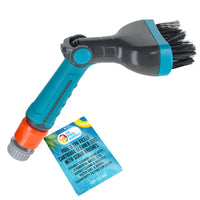 Pool & Spa Filter Cartridge Cleaner Tool with Scrub Brushes - Durable Cleaning Wand with 8 Powerful Water Jets - Quickly Cleans & Removes Filter Dirt & Debris