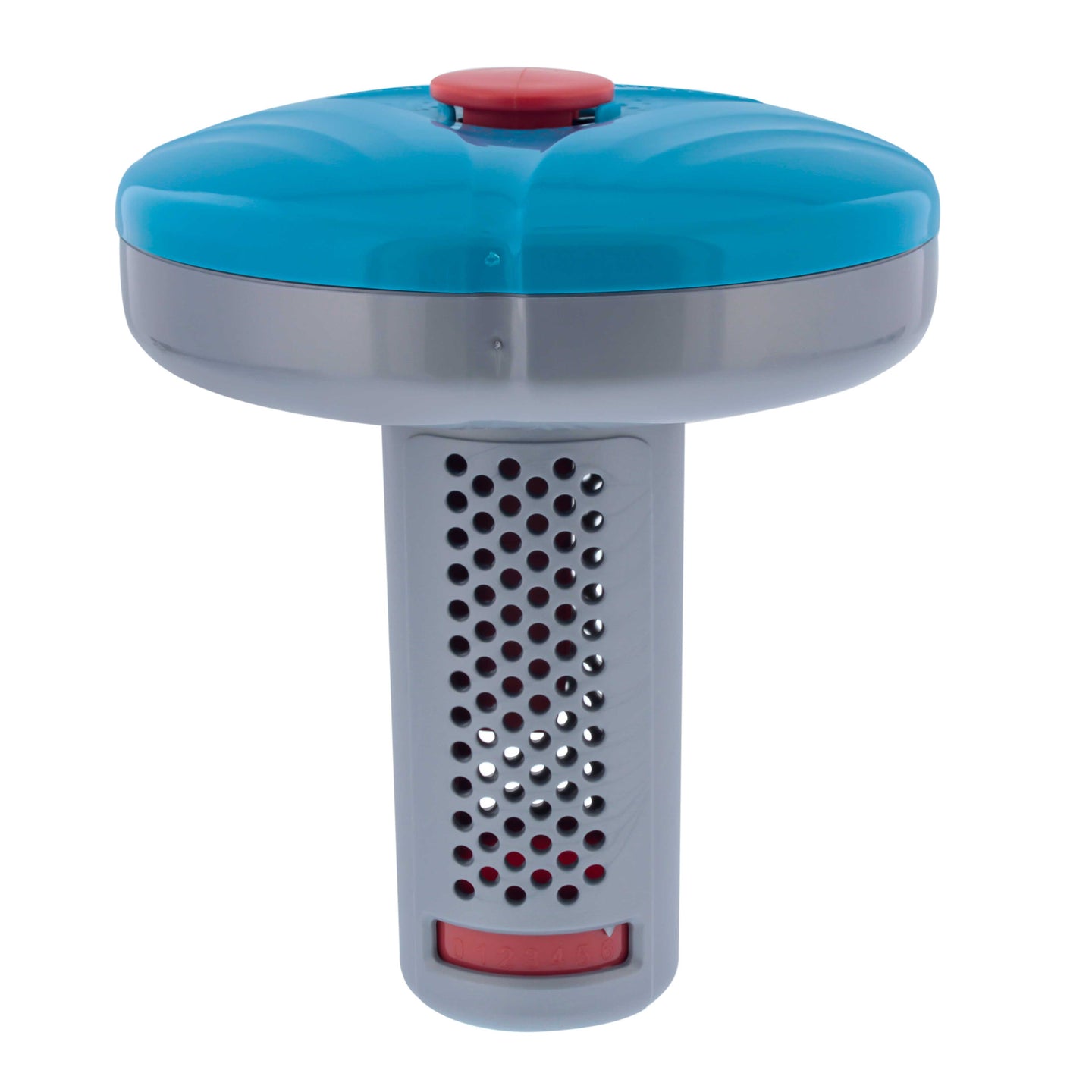 Floating Spa, Hot Tub & Small Pool Chlorine and Bromine Chemical Dispenser - Holds 1" Tablets, 6 Flow Level Control Settings