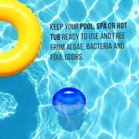 Pool & Spa Floating Chlorine & Bromine 3" Tablet View Circle Chemical Dispenser 10" Diameter - Floats Upright when Full and Flat when Needs Refill