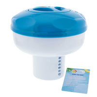 Pool Floating Collapsible Chlorine 3" or 4" Tablet Chemical Dispenser, 8" Diameter, Collapsible