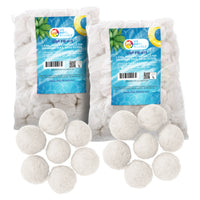 3.0 lbs Pool Filter Balls - Fiber Filter Media for Swimming Pool Sand Filters (Equals 100 lbs Pool Filter Sand) - Higher Filtration