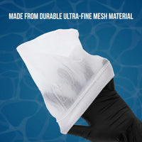 Pool Skimmer Filter Socks, Value Pack of 50 - Ultra Fine Mesh Filter Sock Nets for Skimmer Baskets