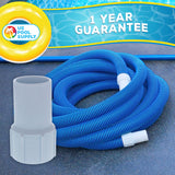 1-1/2" Pool Hose Cuff, Swimming Pool Replacement Cuff for Spiral-Wound Vacuum Hoses - Threaded Cuff