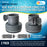 Pool Hose Adapter B Conversion 1.25" to 1.5" Hose Connector with Clamps, Pack of 2 - Above Ground Replacement Compatible with Intex Pool Filter Pumps, Sand Filters, Saltwater Systems