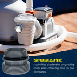 Pool Hose 40mm to 1.5" Hose Conversion Adapters 4560, Pack of 4 - Above Ground Replacement Kit Compatible with Intex, Hayward, Coleman Pool Filter Pump Hose Connector