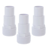 Replacement Universal Combo Hose Adapter, 1-1/4" or 1-1/2", 3 Pack - Fits Above-Ground Pool Pump, Filter, Skimmer - Compatible with Hayward SPX1091Z7 or SPX1091Z4, Chlorine Feeders
