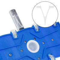 9 Piece Pool Accessory Butterfly V Clips & Locking Pins Replacement Set - 3 EZ & 3 Standard Clips & 3 Handle Locking Pins