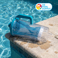 Pool Leaf Canister Replacement XL Fine-Mesh Netting Bag Filter Part Only, Pack of 2 - Fits USP LC-611 XL Heavy Duty Inline 3-in-1 Filtration Pool Leaf Catcher