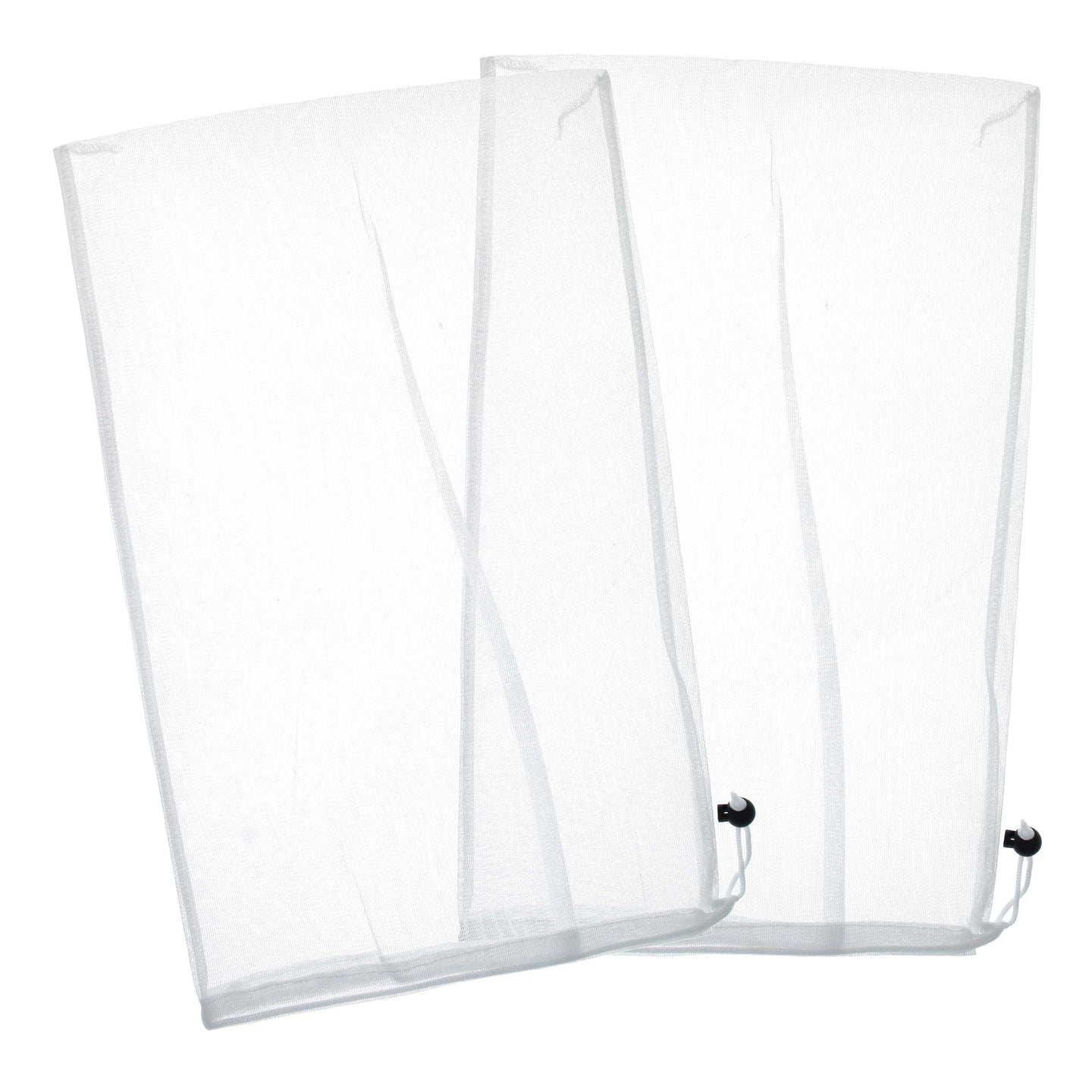 Fine Mesh Filter Bags for Leaf Vacuum Pool Cleaners, 2 Pack - 12" x 20" Replacement Net Bags, Universal Fit, Leaf Terminator, Eater
