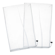 Fine Mesh Filter Bags for Leaf Vacuum Pool Cleaners, 2 Pack - 12" x 20" Replacement Net Bags, Universal Fit, Leaf Terminator, Eater