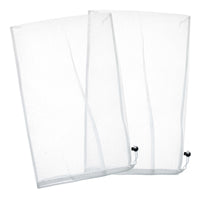 Fine Mesh Filter Bags for Leaf Vacuum Pool Cleaners, 2 Pack - 12" x 20" Replacement Net Bags, Universal Fit, Leaf Terminator, Eater