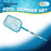 U.S. Pool Supply® Economy Pool Leaf Skimmer Net with Adjustable 4 Foot Telescopic Pole