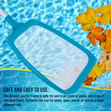 Professional Spa, Hot Tub, Pool Hand Leaf Skimmer Net, 17" Aluminum Pole - Ultra Fine Mesh Netting, Clean Fine Debris, Pond, Kid Pool