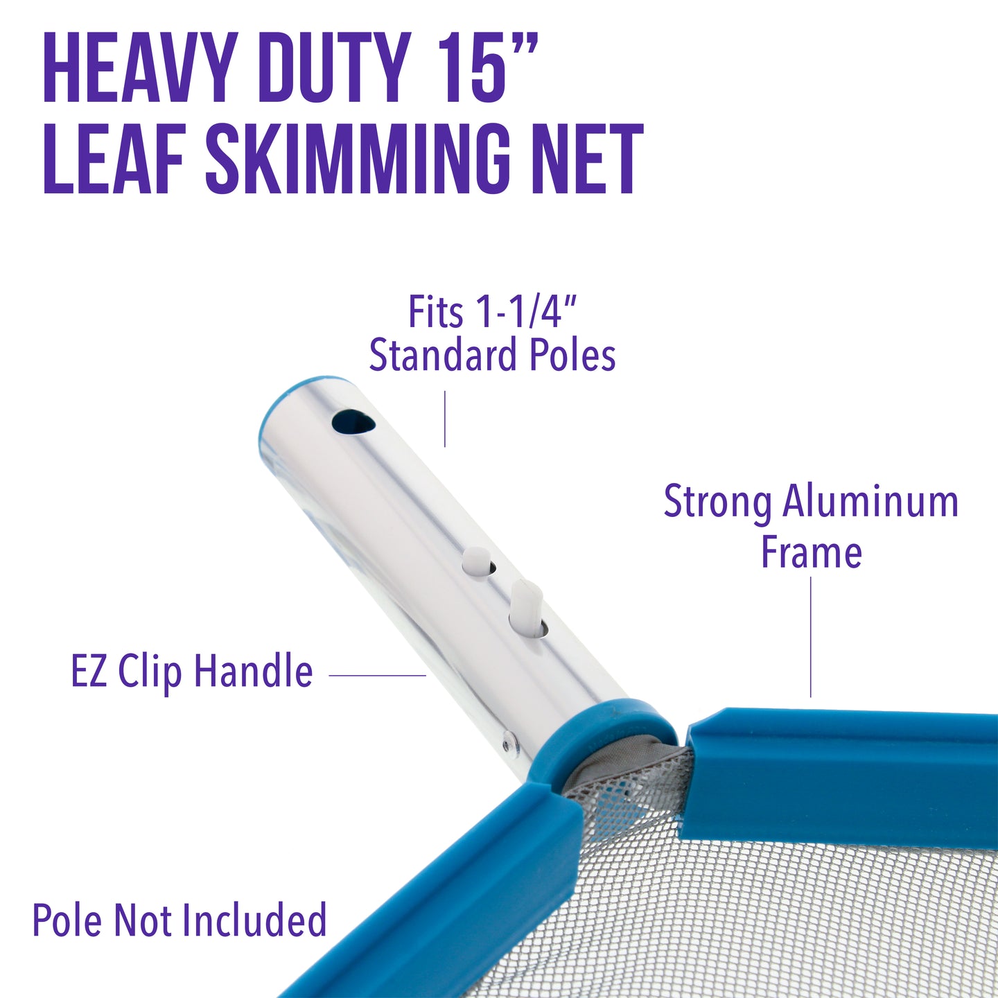 Heavy Duty Aluminum Leaf Skimmer