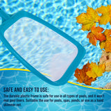 Swimming Pool 6 Foot Leaf Skimmer Net with 4 Deluxe Aluminum Pole Sections, Ultra Fine Mesh Netting, Clean Fine Debris, Pool Spa Pond