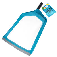 Pool Skimmer Net - Pool Leaf Skimmer Net, Fine Mesh Netting, Rubber Scoop Edge, Aluminum Pole Handle, Skim Surface Leaves