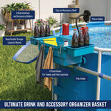 Poolside Storage Basket, Extra-Large - Above Ground Pool