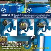 Poolside Storage Basket, Extra-Large - Above Ground Pool