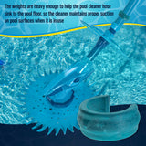 Universal Automatic Pool Cleaner Vacuum Hose Weight, Blue, 2 Pack - Universally Fits Most Swimming Pool Vacuum Hoses - Compatible with Octopus Series, Baracuda, Kreepy Krauly