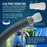 1.5" Heavy-Duty Above Ground Pool Hose Replacement Kit - 2 Silver 3 Foot Hoses, 2 Connection Adapters, 4 Clamps - Compatible with Intex Filter Pumps