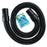 4 Foot Heavy-Duty Above Ground Pool Hose, 1.5" - Black Replacement Filter Connecting Hose, Flexible Spiral Wound EVA - Compatible with Intex for Pool Filter Pumps - Skimmer Pump