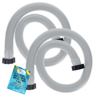 Above Ground Pool Hose Replacement 1.5" Diameter x 59" Long, Pack of 2 - Compatible with Intex 29060E, Pool Filter Pump Hoses, Sand Filters, Saltwater Systems with 1,500 to 2,500 GPH
