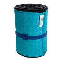 8-Foot Pool Handrail Cover with Safety Grip Sleeve and Zipper - Teal Blue Neoprene Slip Resistant Hand Rail Grip - Anti-Slip Comfort