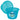 Swimming Pool Teal Blue Plastic Skimmer Replacement Basket (Set of 2) - Skim Remove Leaves and Debris - 8" Top, 5.5" Bottom, 5" Deep - Not Weighted