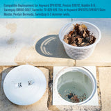 Weighted Inground Pool Skimmer Basket (Set of 2) - Skimmer Filter Basket, Skims Leaves – Replacement Compatible with Hayward SPX1070E, Prevent Pump Clogs - 8" Top, 5.5" Bottom, 5" Deep
