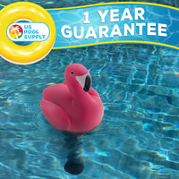 Floating Flamingo Thermometer - Easy to Read Temperature Display, Measures up to 120° Fahrenheit & 50° Celsius - Swimming Pools, Spas, Kids Pools