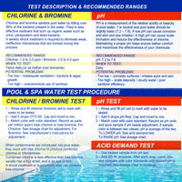Basic 3-Way Swimming Pool & Spa Test Kit - Tests Water for pH, Chlorine, and Bromine - OTO and Phenol Red Test Solutions - Maintain the Proper Chemical Balance of Pool Water