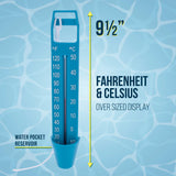 Scoop Pool Thermometer with Jumbo Easy To Read Temperature Display