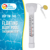 Floating Buoy Pool Thermometer with Jumbo Easy-To-Read Temperature Display
