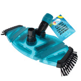 Professional 14" Rectangular Weighted Super Flexible Swimming Pool Vacuum Head with Side Brushes, Swivel Connection, Above & Inground