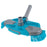 U.S. Pool Supply Deluxe Weighted Pool Vacuum Head with Side Brushes, Swivel Connection, EZ Clip Handle - For Above Ground & In-ground Swimming Pools