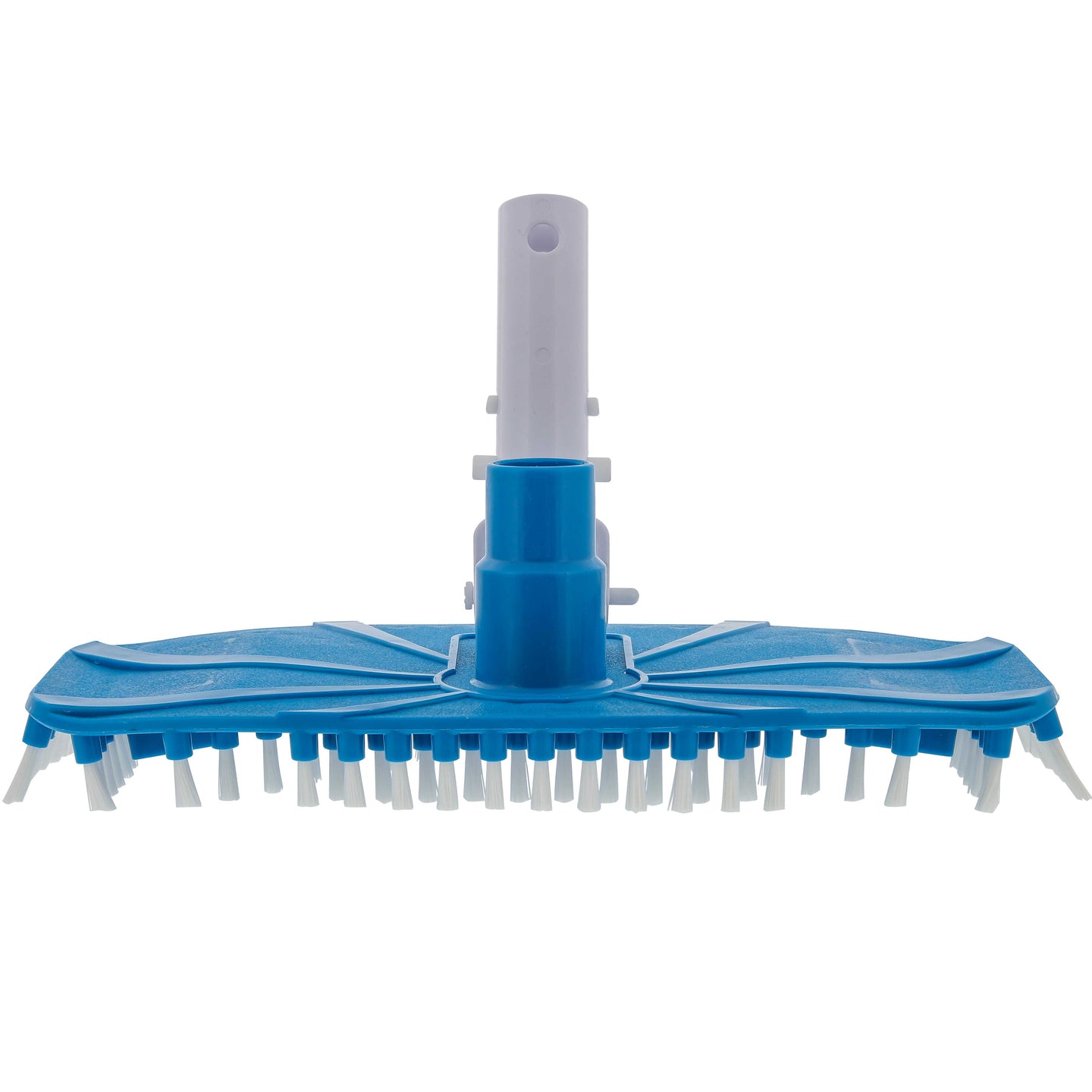 Flexible 12" Weighted Pool Vacuum Head with EZ Clip Handle - Connects to Standard 1-1/2" & 1-1/4" Vacuum Hose & 1-1/4" Poles